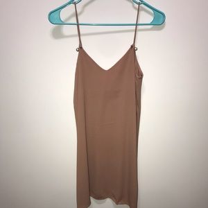 Zara Nude Dress with Pearls
